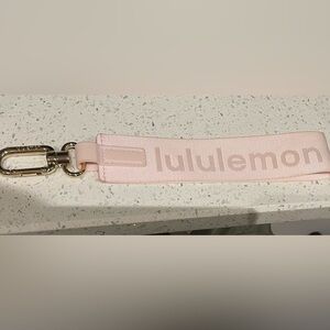 Lululemon Pink Keychain